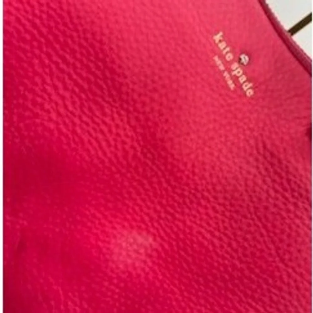Kate Spade Satchel Bag Women's Pink Pebbled Leather Crossbody Purse